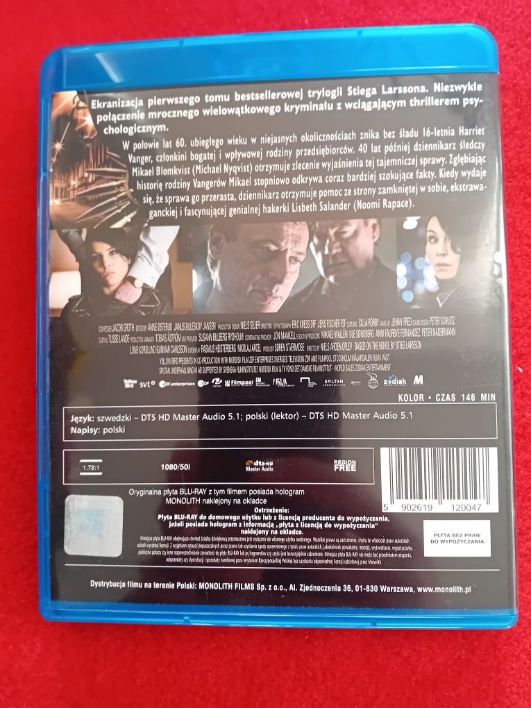 Millennium: Mężczyźni, którzy nienawidzą kobiet [Blu-Ray]