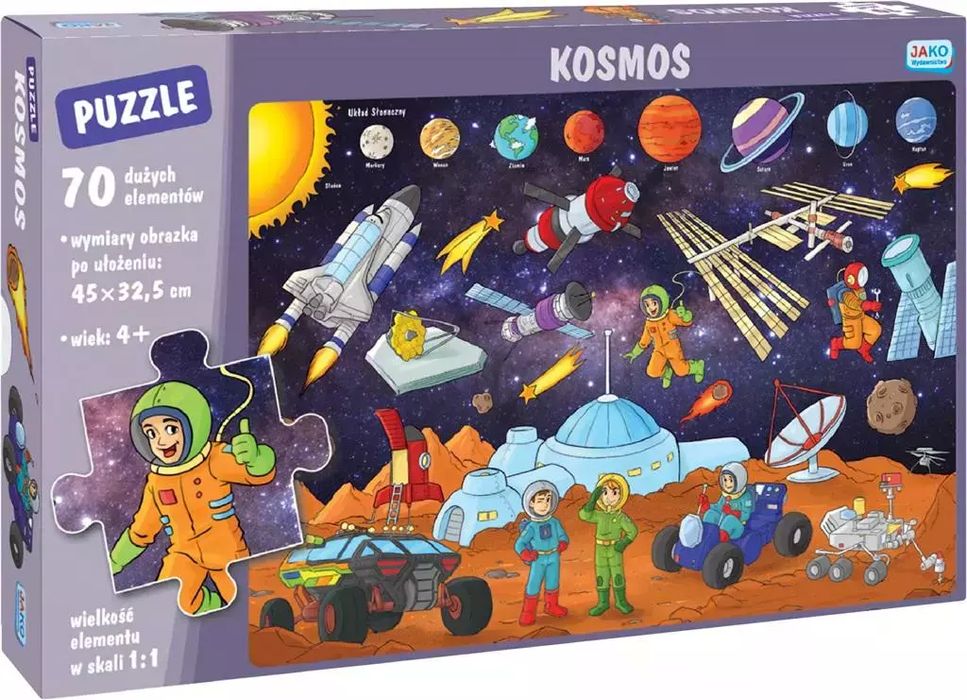 Puzzle 70 Kosmos. Jako. Nowy Produkt