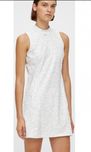 J.Lindeberg Nena Animal Gray and White Dress 40/L sukienka golf