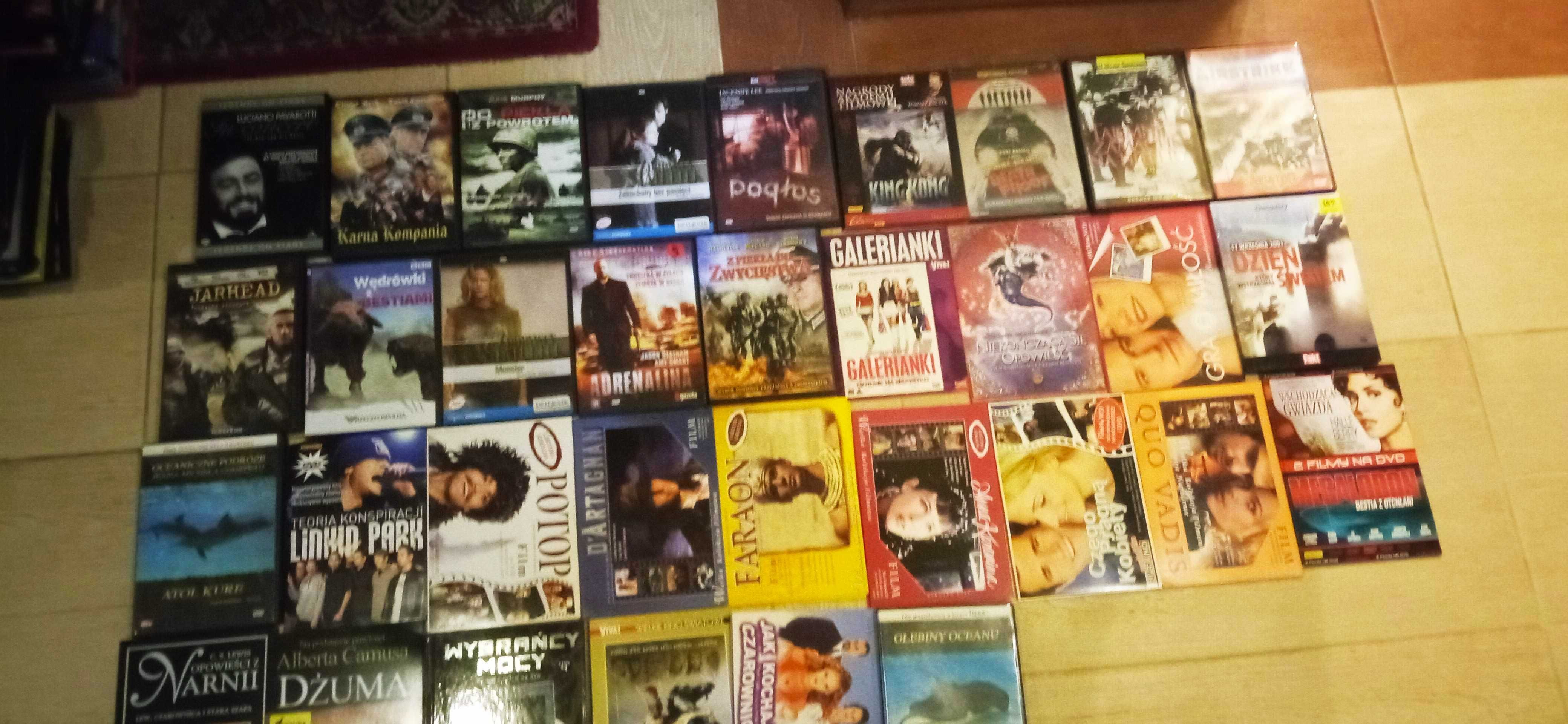 Sprzedam kolekcję filmów na płytach DVD