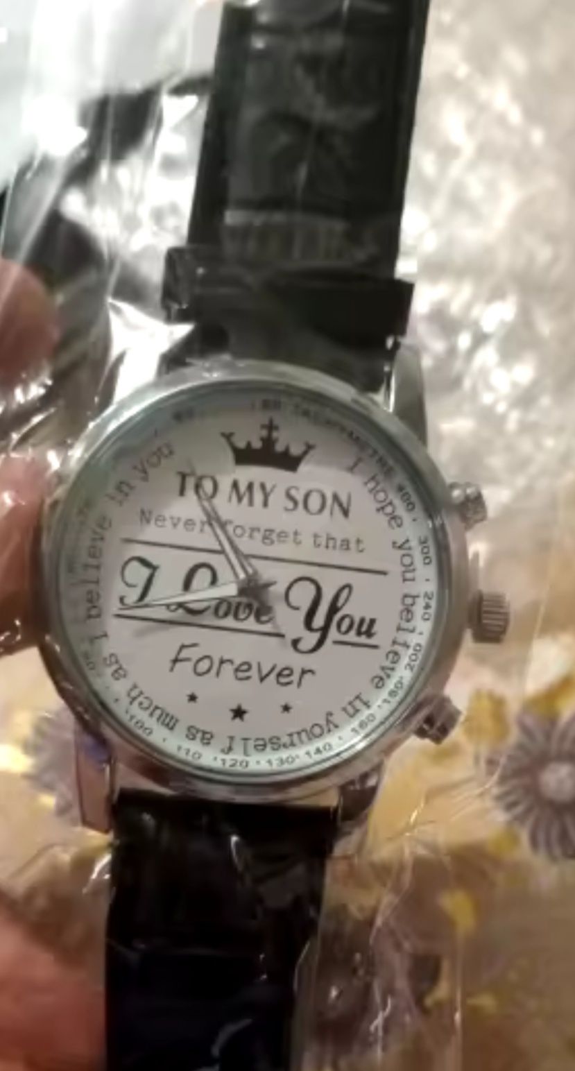 Relógio de Quartzo -To My Son - I Love You Forever