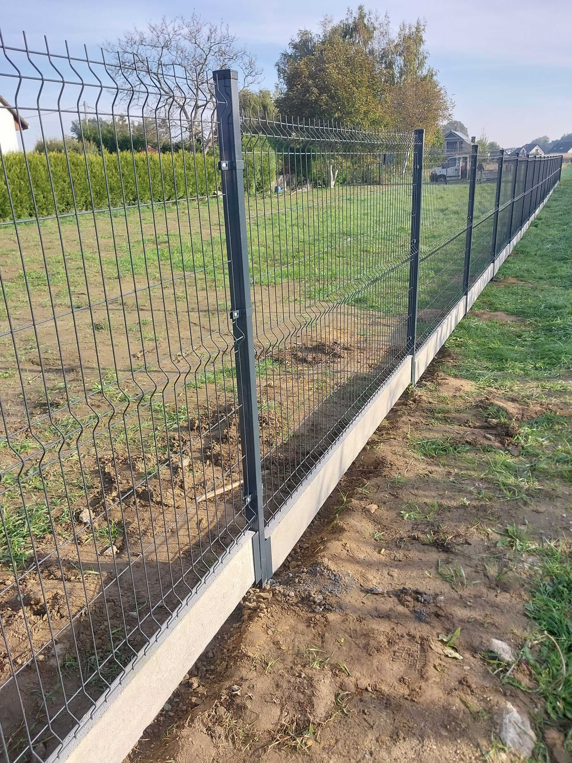 OGRODZENIE PANELOWE Słupki 60 40 Panele ogrodzeniowe PŁOT PŁOTY 80 80