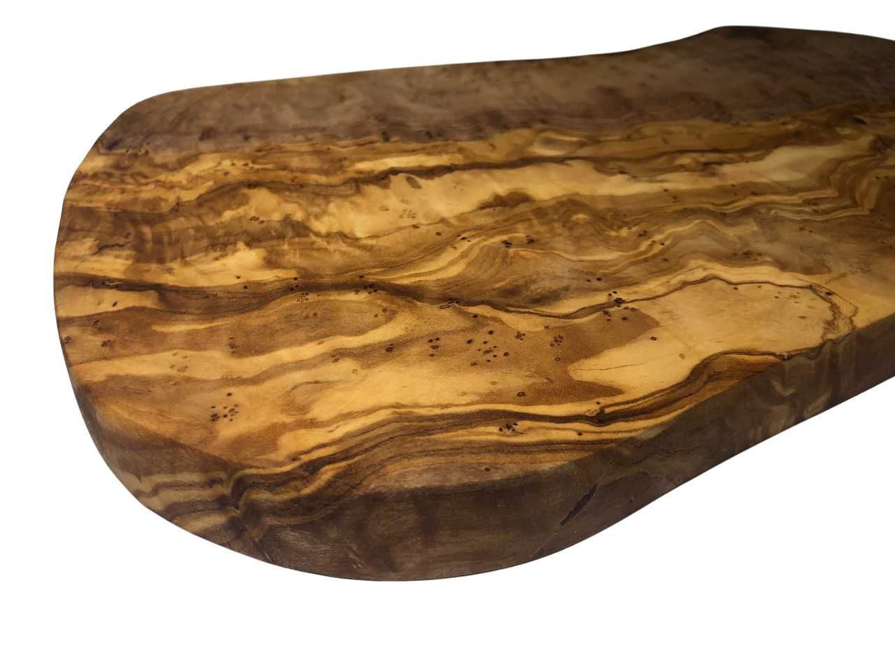 SOL64 Rustykalna Drewniana Deska Do Krojenia Z Drewna Oliwnego 34x18