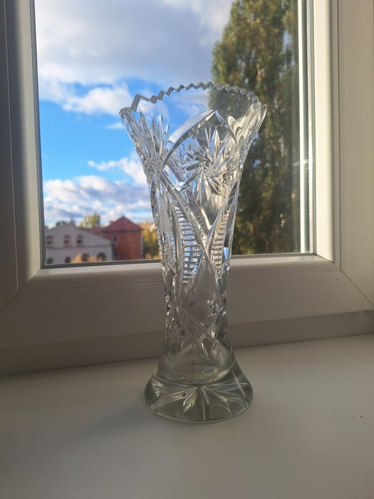 Ваза хрусталь (кришталева ваза ) СССР