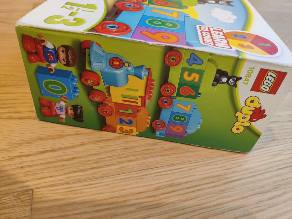 Lego Duplo comboio com números, completo, com caixa