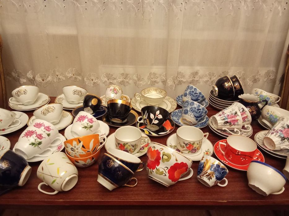 Чайные пары и чашки