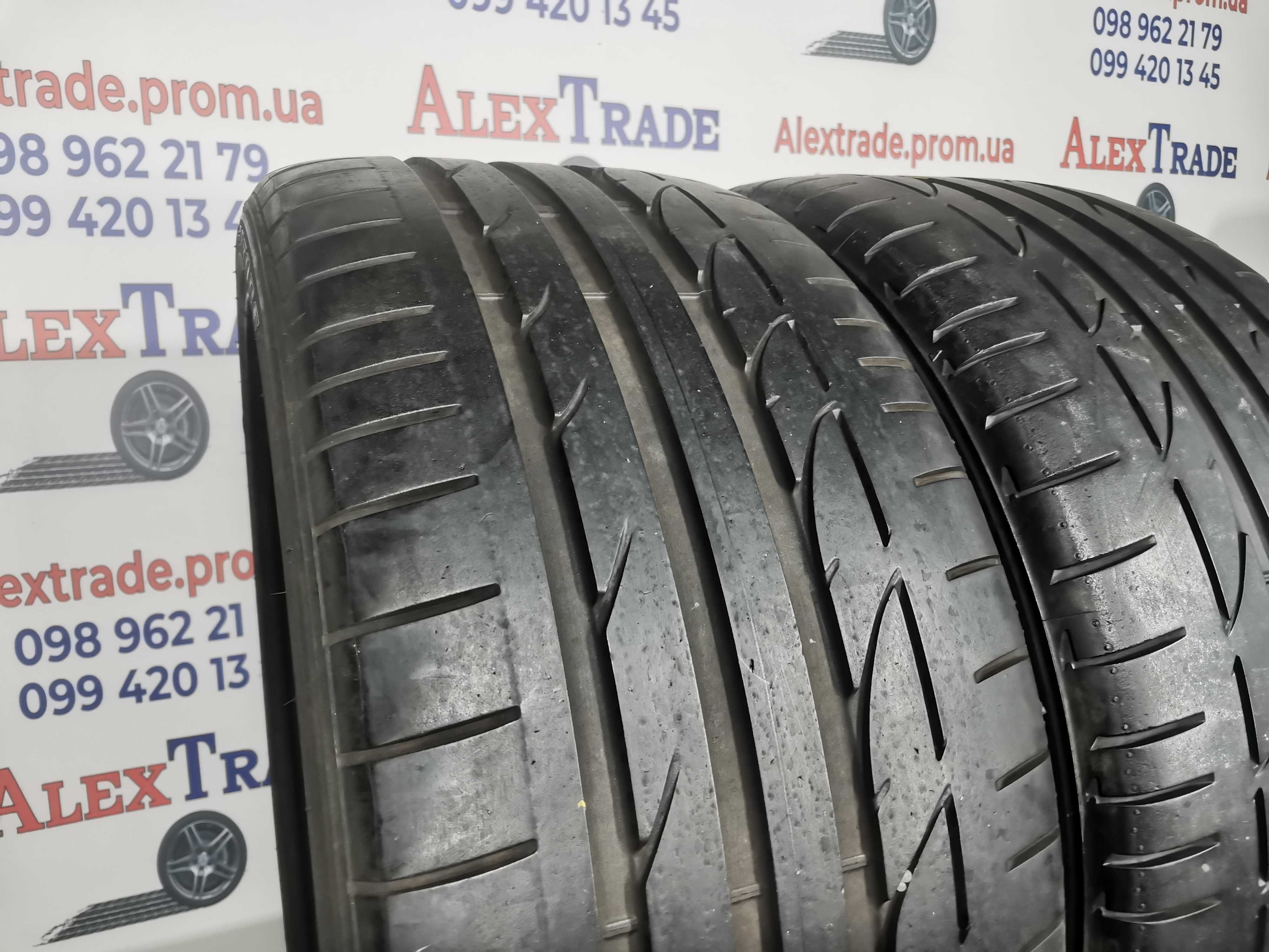 2 шт. 255/40 R18 Bridgestone Potenza S001 RunFlat літні шини б/у