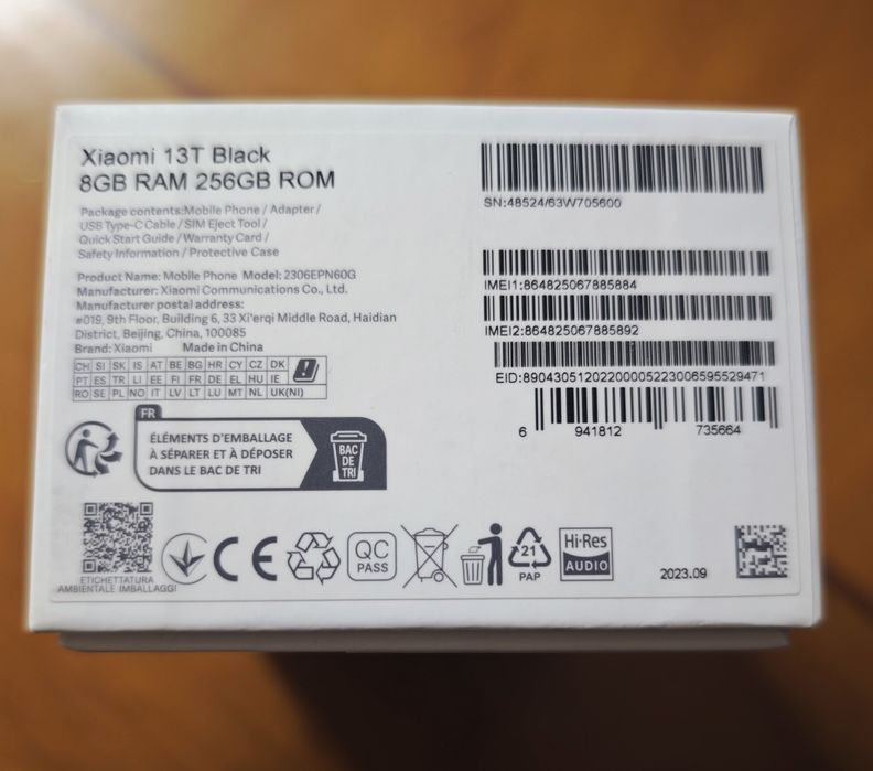 Telemóvel Xiaomi 13T