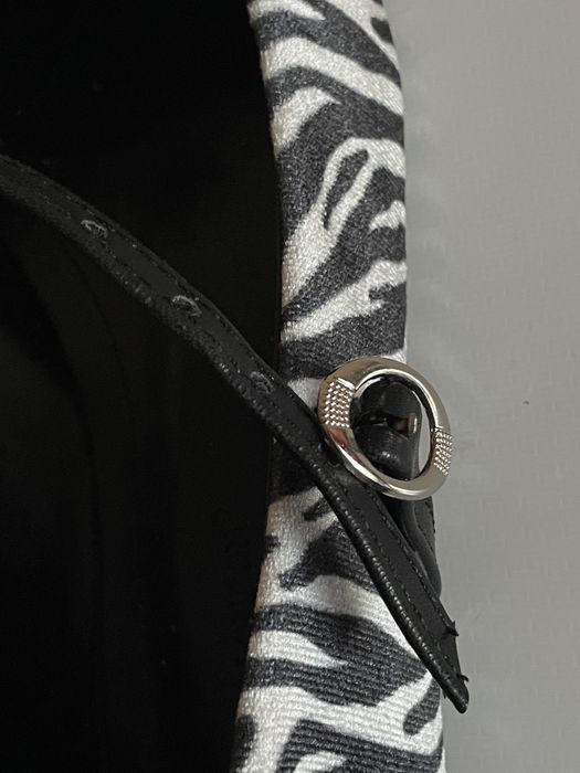 балетки мері джейн mary jane з ремінцями зебра