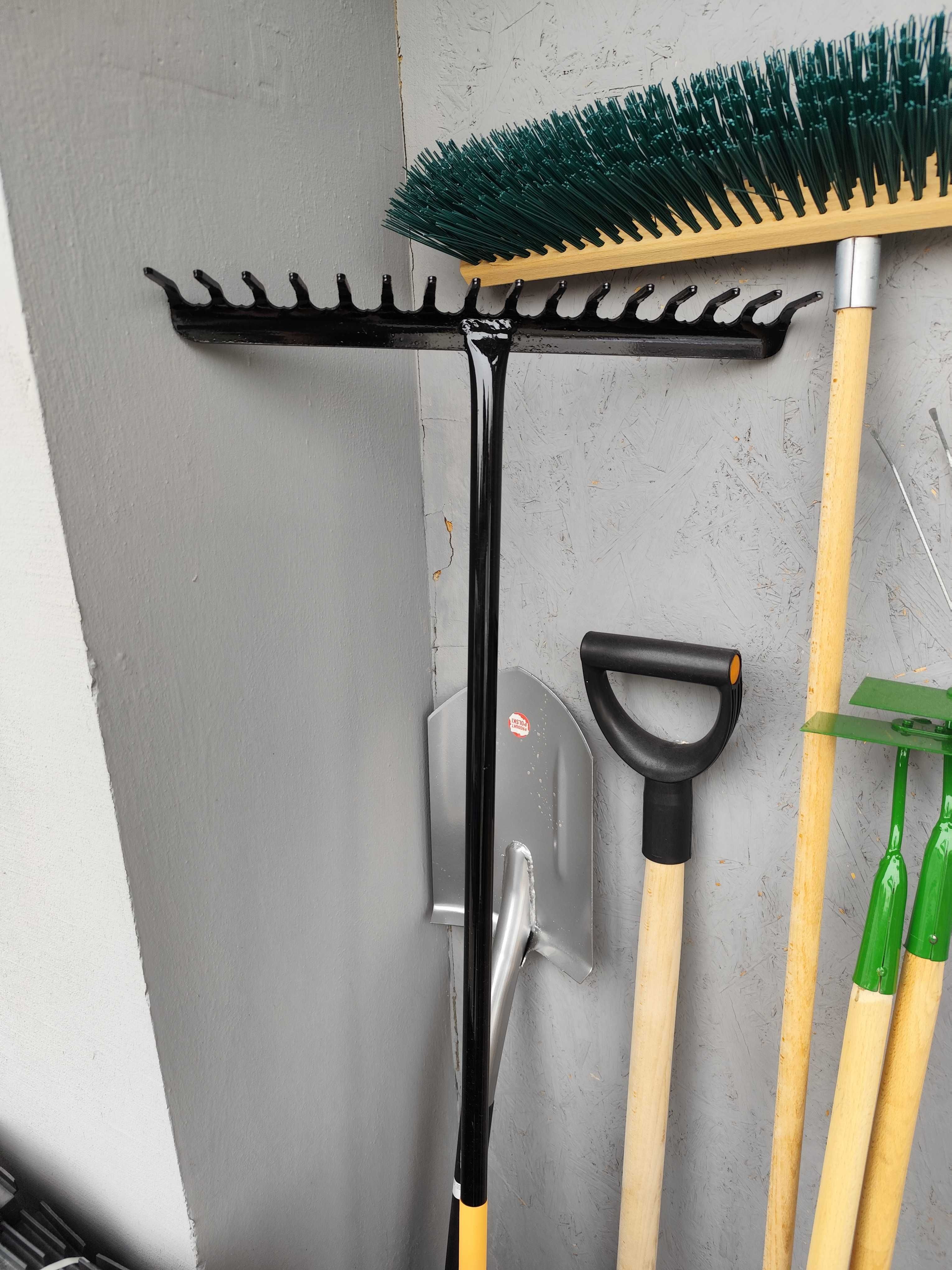 GRABIE metalowe regulowane plastikowe do liści wycinak chwastów widły