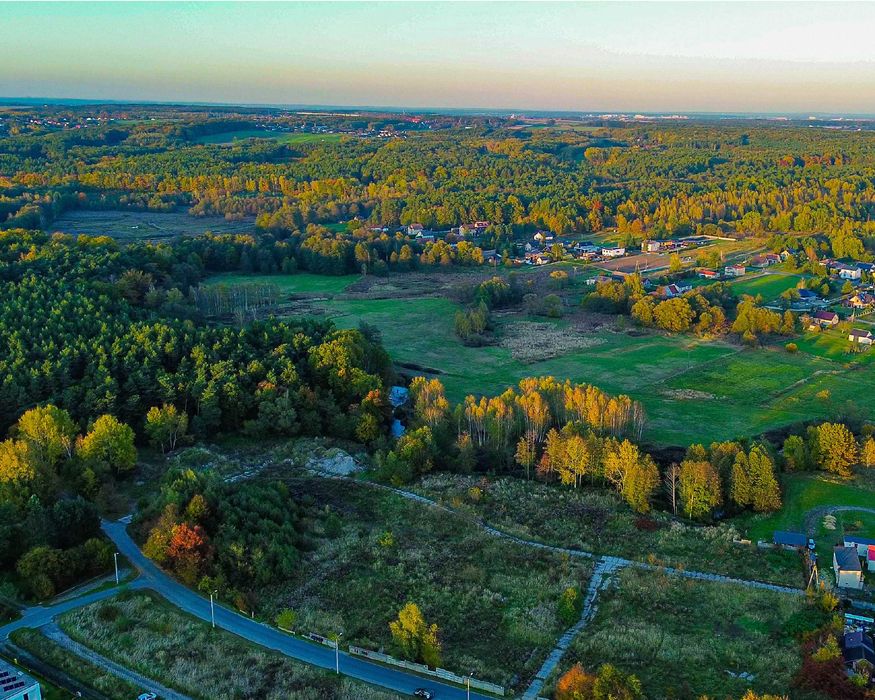 Leboszowice działka pod lasem, nad rzeką