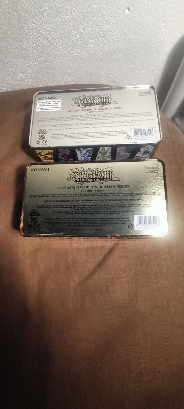 Vendo caixas de yu-gi-go