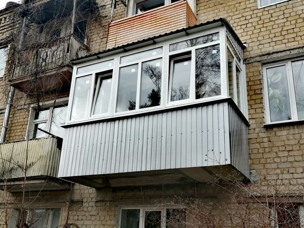 Расширение Обшивка Сварка Утепление Пристройка ремонт балконов под клю
