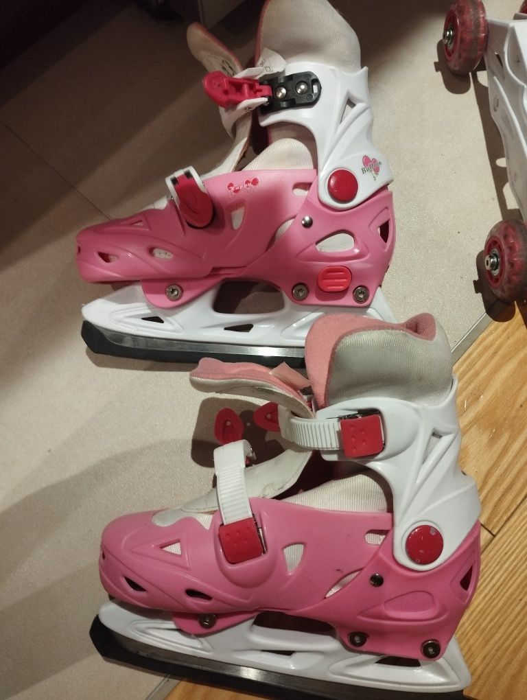 3w1 Łyżwy rolki wrotki rozmiar 33-36 CXR Croxer skates PW-126D