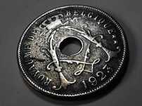 25 centimes 1923r. - Albert I - wersja francuska BELGIQUE