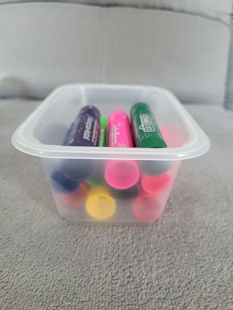 Plastikowe bezbarwne pojemniki pudełka do segregacji do szuflady