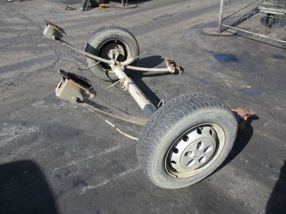 Oś Przyczepka Fiat Ducato Boxer Jumper Kompletna z kołami Resorami