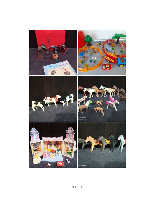 Конструктор Зоопарк, замок,рыцарь,лошадь, Playmobil