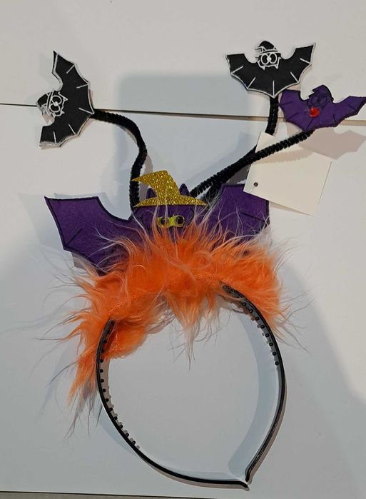 Zabawna Opaska Halloween Nietoperz Dla Dziewczynki