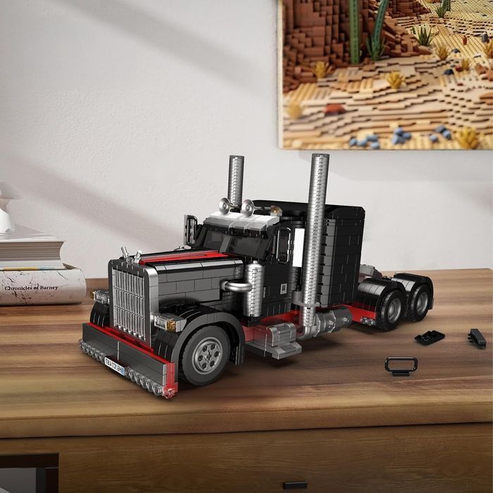 mould king 10037 ciężarówka american truck klocki konstrukcyjne