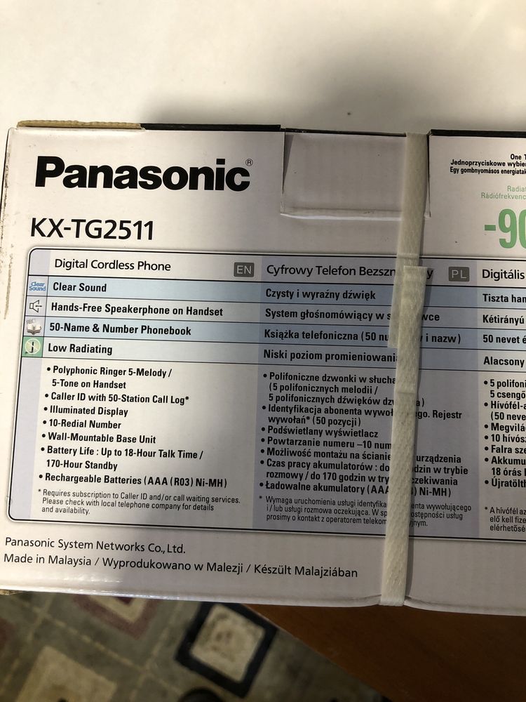 Panasonic telefon KX-TG2511PD