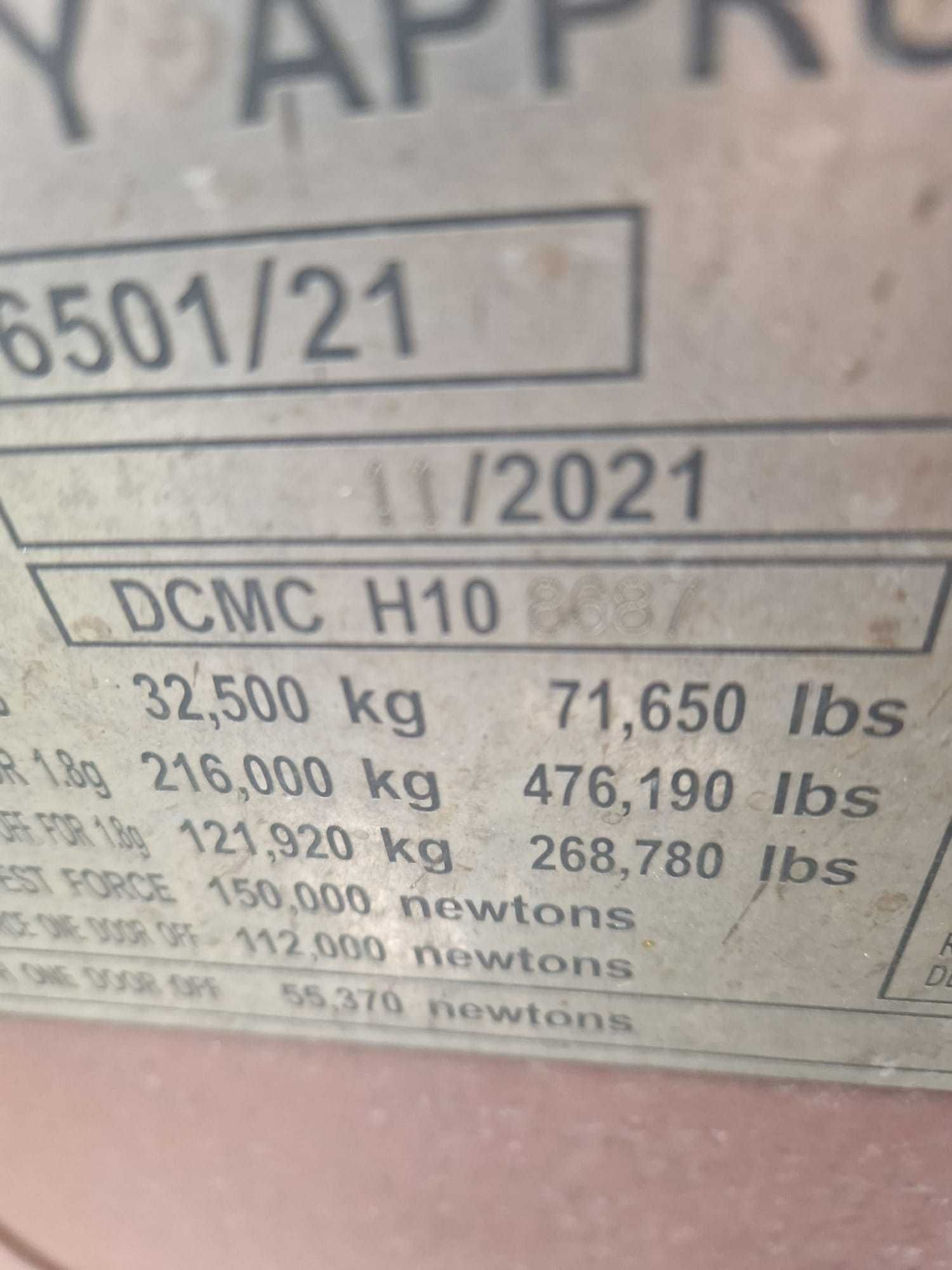 Kontener morski, kontener magazynowy 40hc IICL r. 2021 po 3 trasach