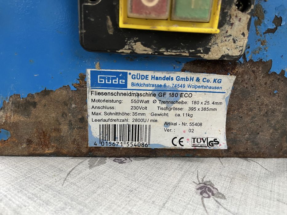 Piła, krajzega z Niemiec tarcza do płytek