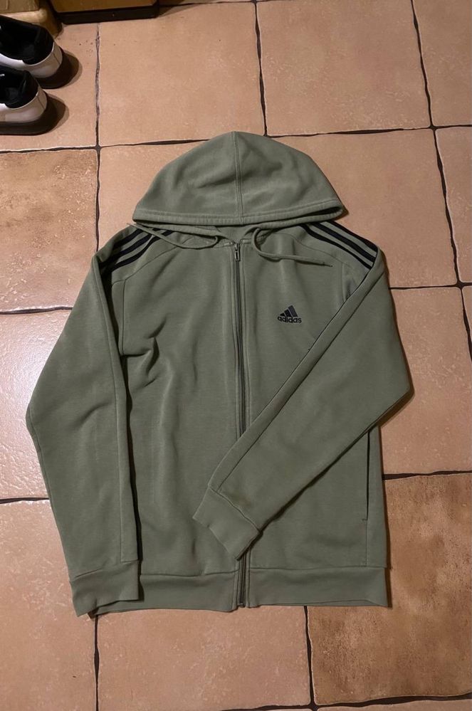 Кофта Adidas Essentials Fleece 3S Olive