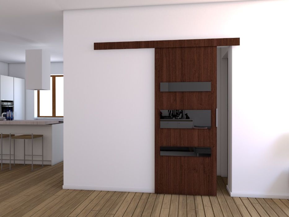 Drzwi przesuwne D80 86x205cm Wenge nowe producent komplet