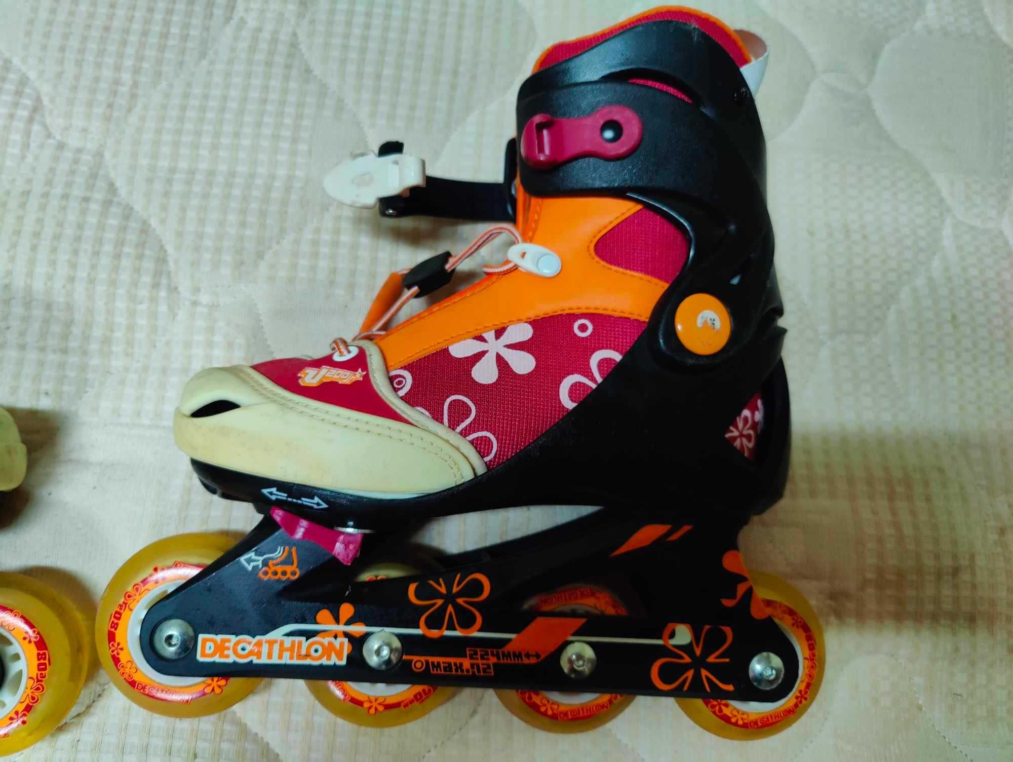 Patins em linha 34-36 de menina