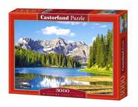 Puzzle 3000 Jezioro Misurina - Włochy Castor