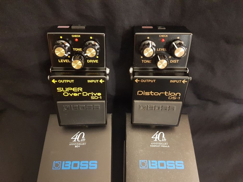 Boss 40th Aniversary DS-1 e SD-1