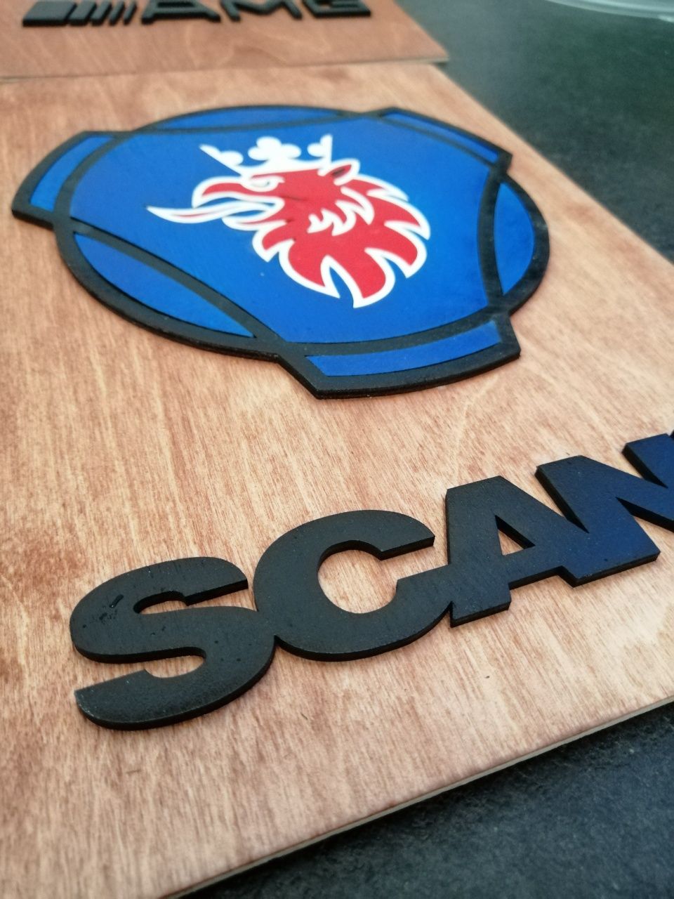 Logo Scania 3D A4