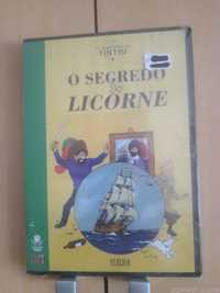 DVD SELADO As Aventuras de Tintim O Segredo do Licorne 1992 Filme