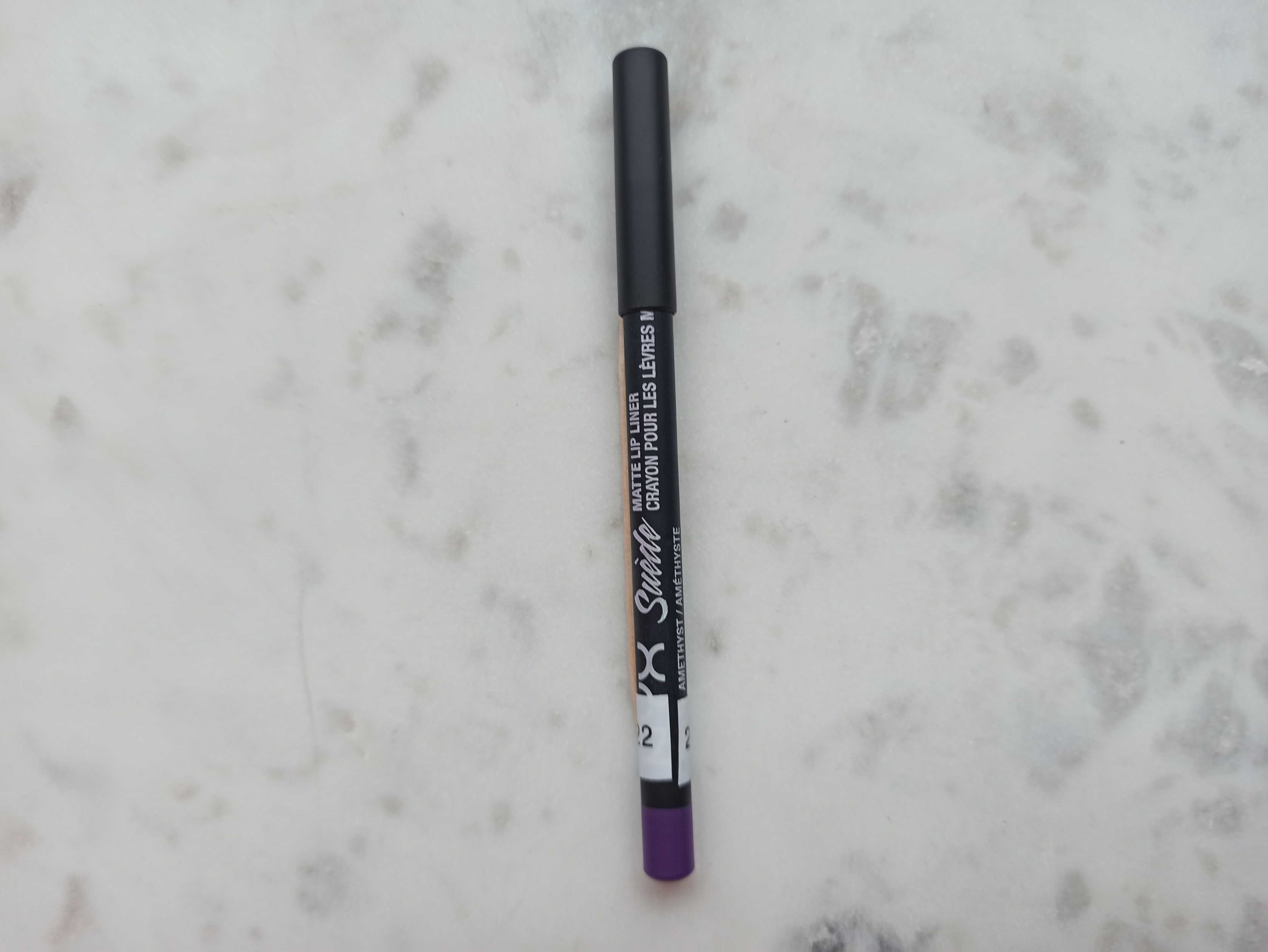 NYX. Matte Lip Liner Suede. Konturówka do ust. Kolor: Amethyst