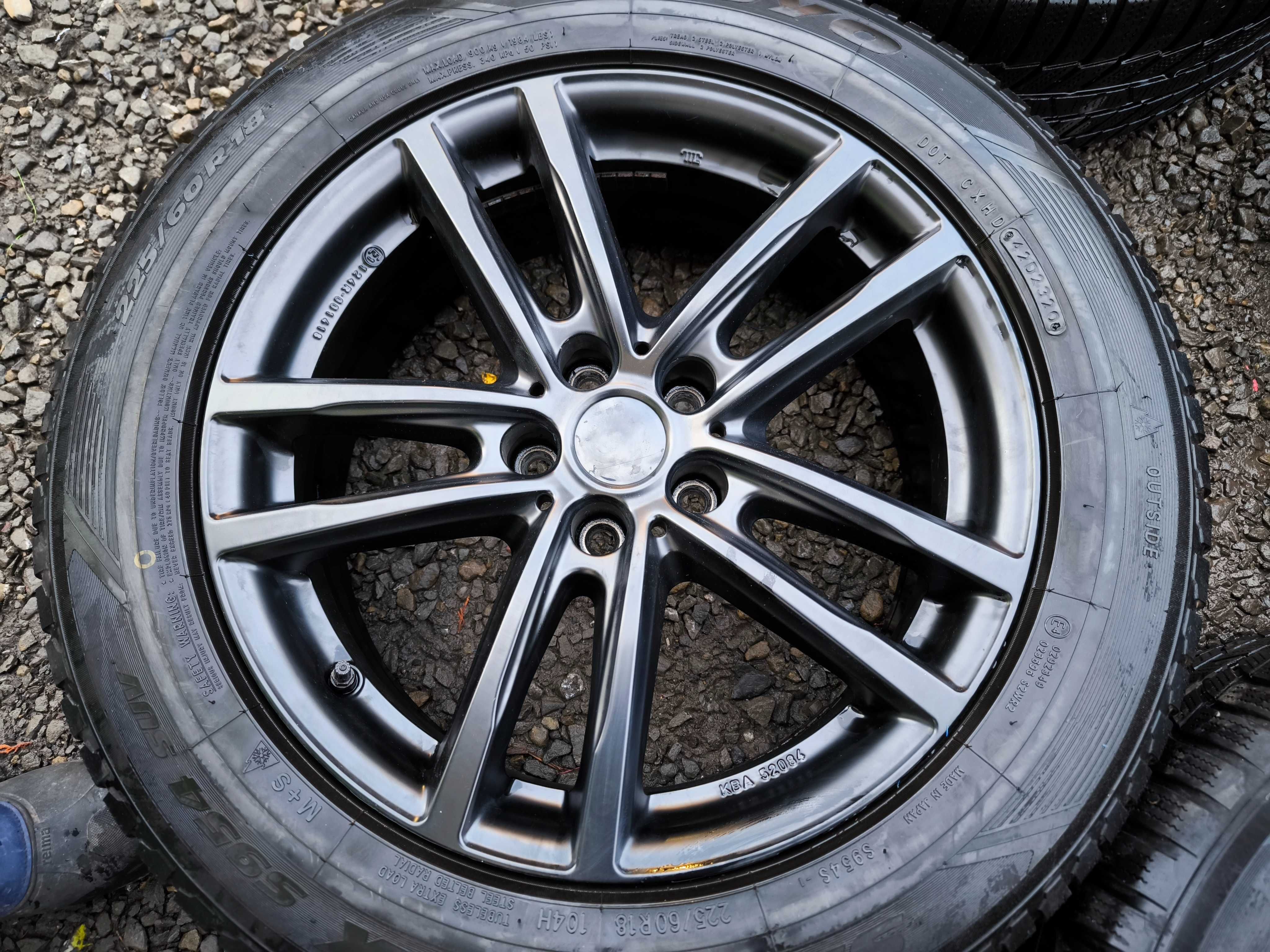 Koła BMW Skoda VW Audi Seat Mercedes 18 cali 5x112 ET 22 Opony 225/60