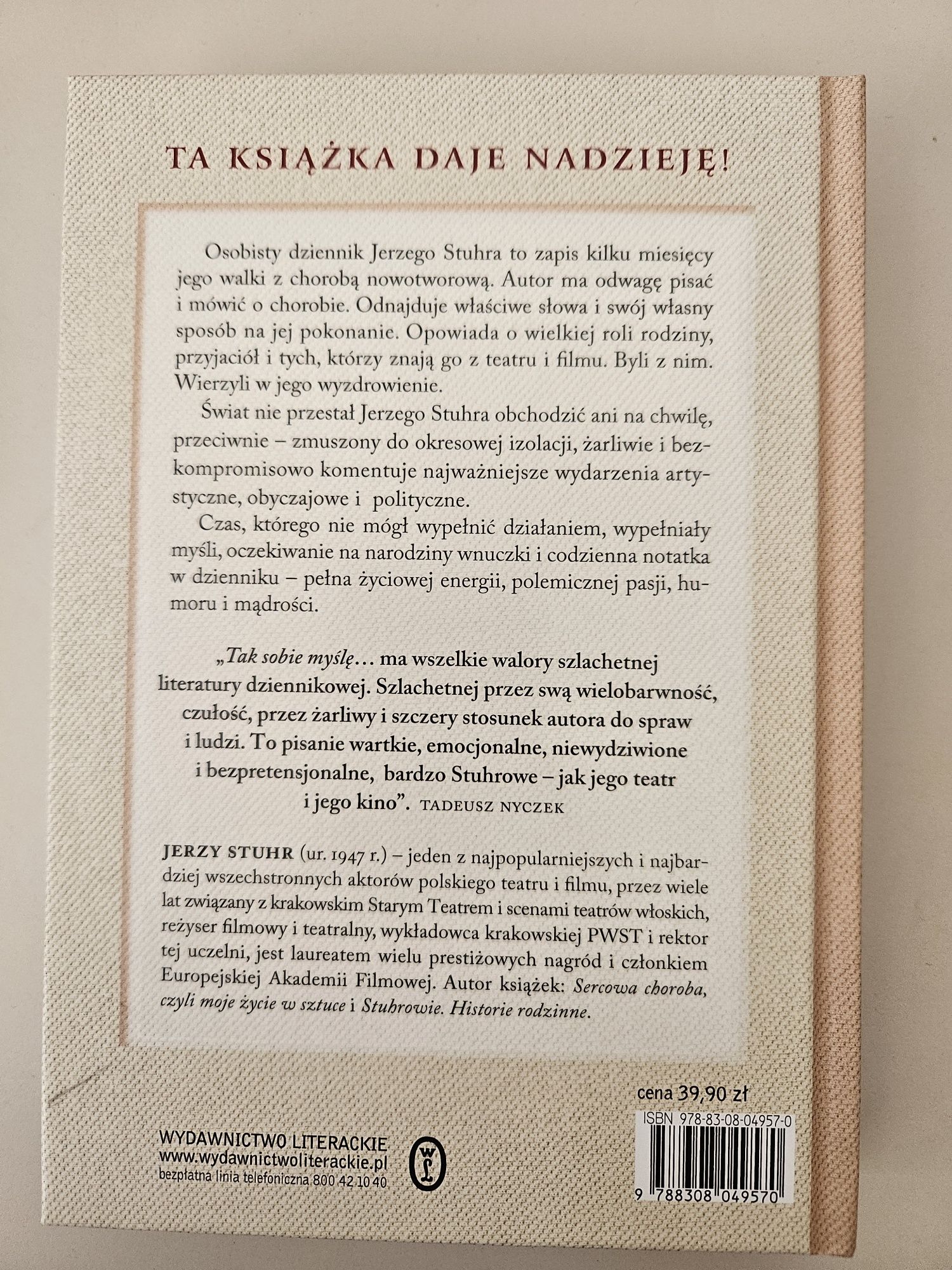 Jerzy Stuhr Tak sobie myślę...