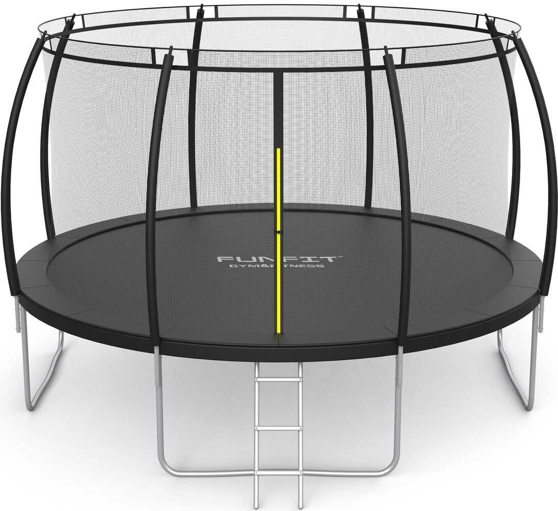 Trampolina Ogrodowa Premium dla dzieci 374cm (12FT) z Siatką Drabinką