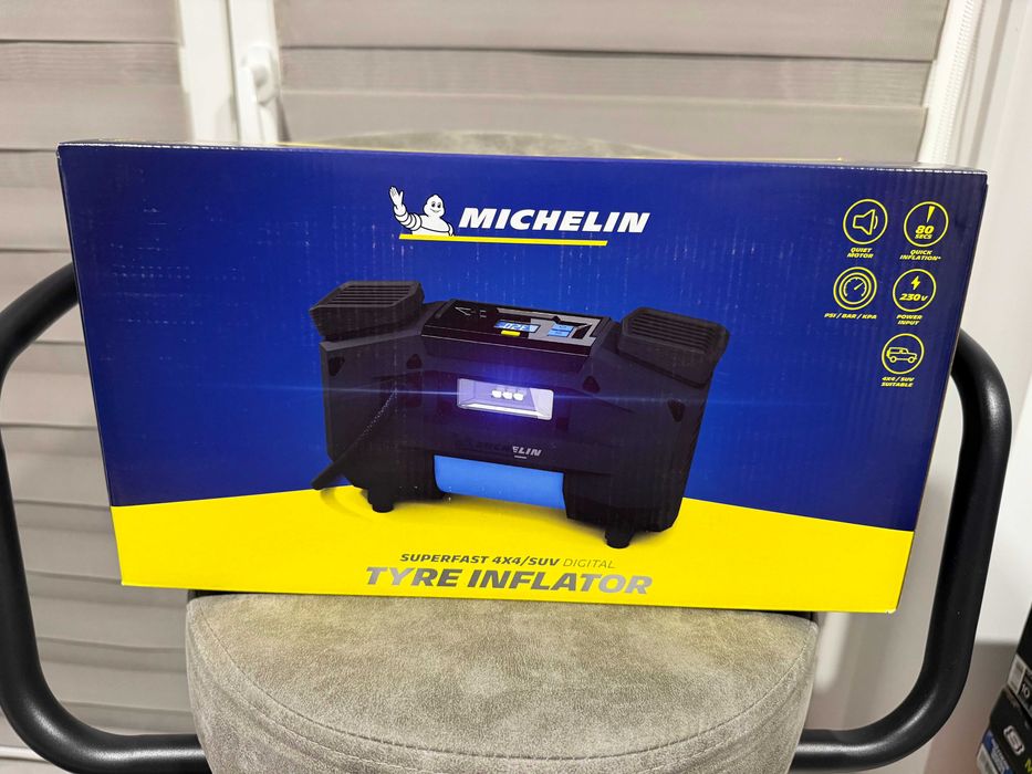 NOWY! Kompresor MICHELIN Superfast - sprężarka do pompowania opon 230V