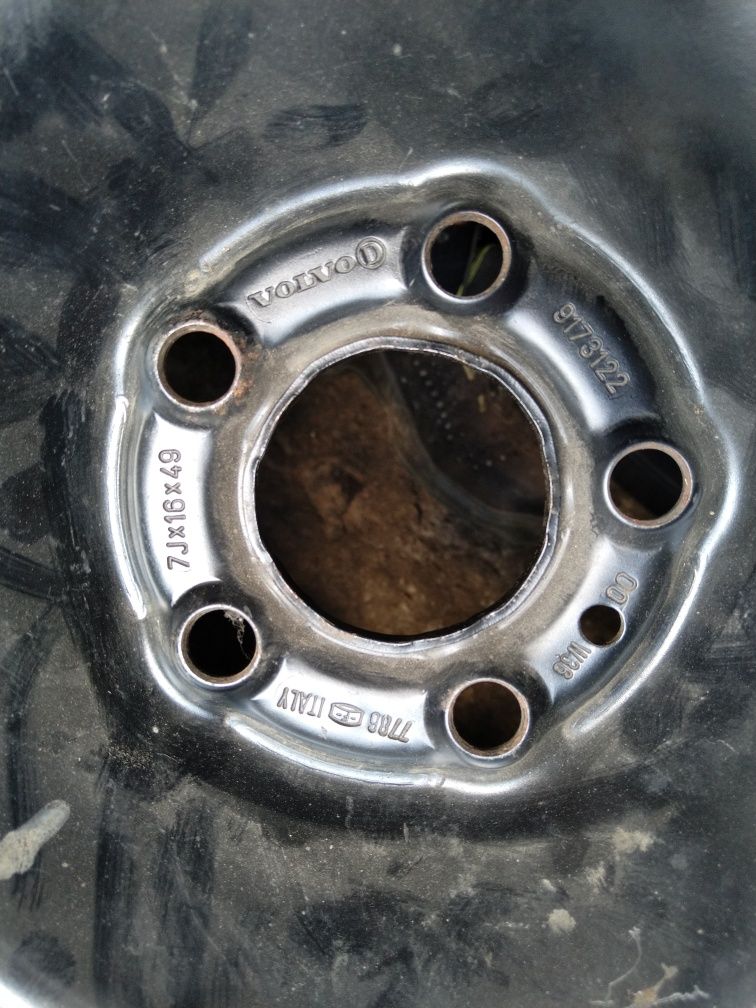 Koło zapasowe Volvo V70 S80 5x108 felga stalowa 16 et49 ,