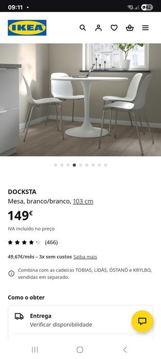 Mesa Branca IKEA
