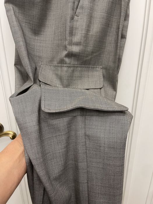 MAX MARA piękne spodnie z kieszeniami, ściągane w talii