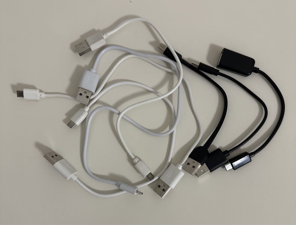 Кабель USB type C, micro USB, 7 шт.