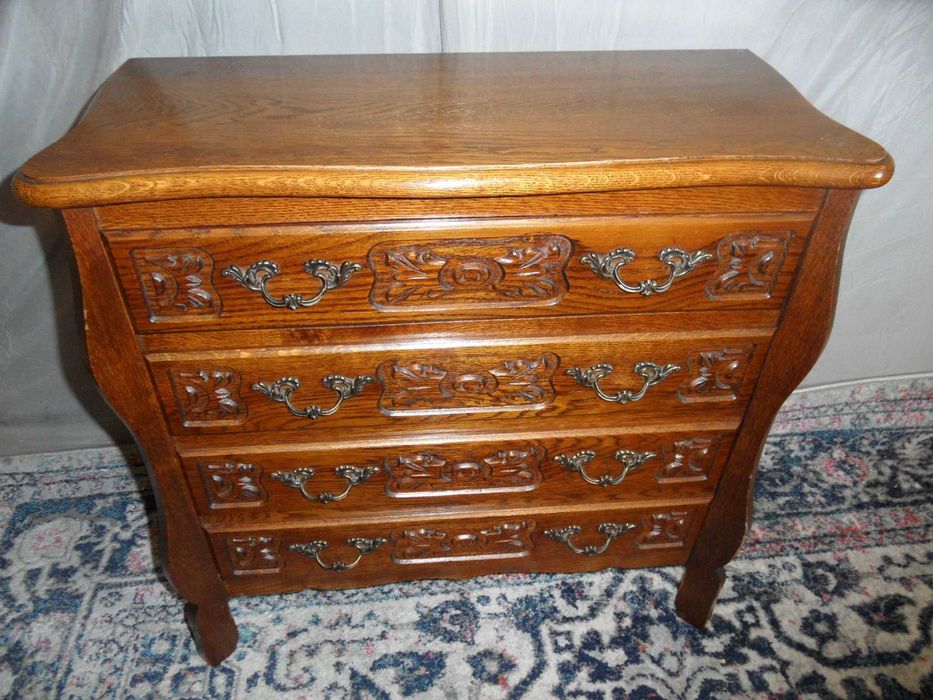 Komoda Dębowa 4 Szuflady Rustikal  z Holandii