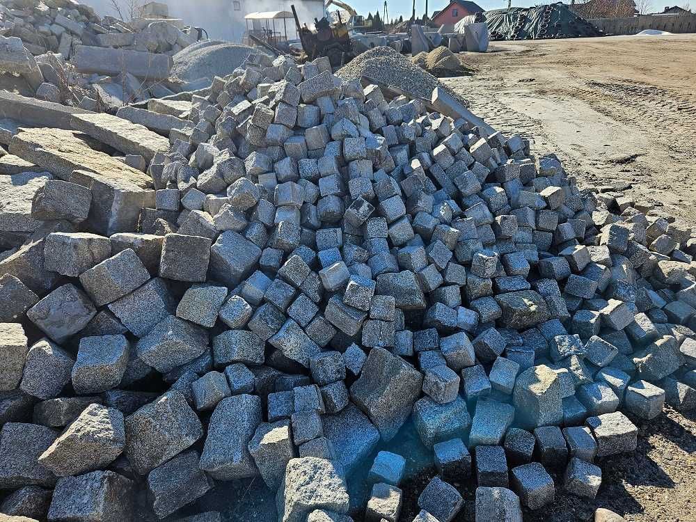 Kostka granitowa 16/17 i 10/11 z rozbiórki