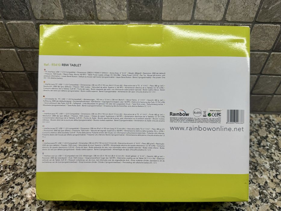 Mesa digitalizadora Rainbow RBW Tablet