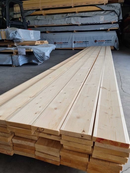 OKAZJA CENOWA! Deska tarasowa 28x145 ŚWIERK Puidukoda/taras