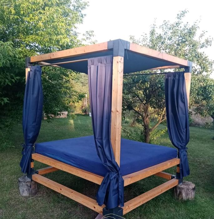 Łóżko ogrodowe full opcja