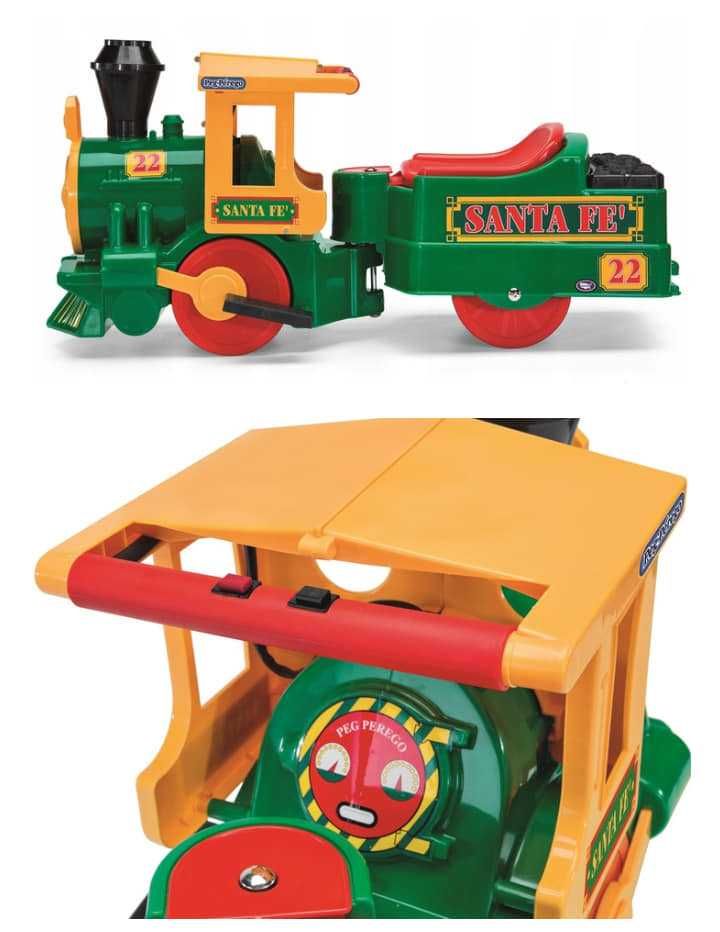 SANTA FE TRAIN kolejka lokomotywa dla dzieci na akumulator (245)