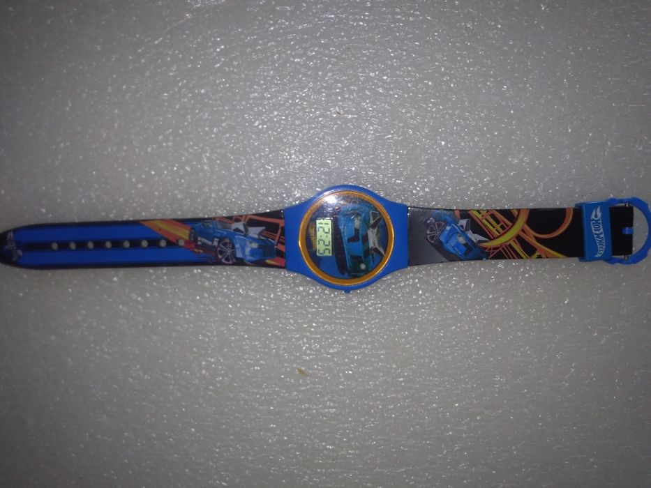 antigo relógio de criança Hot Wheels - Raro